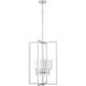 Luxx 4 Light 18 inch Brushed Nickel Indoor Pendant Ceiling Light